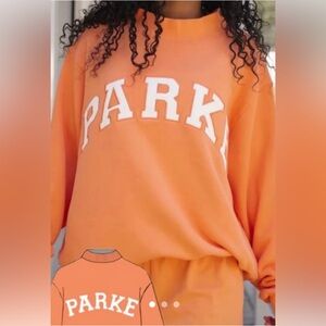 PARKE mock neck Sweatshirt L/XL